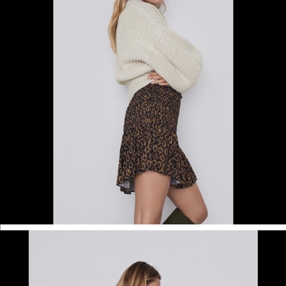 ZARA SKIRT SKORT - Picture 4 of 16